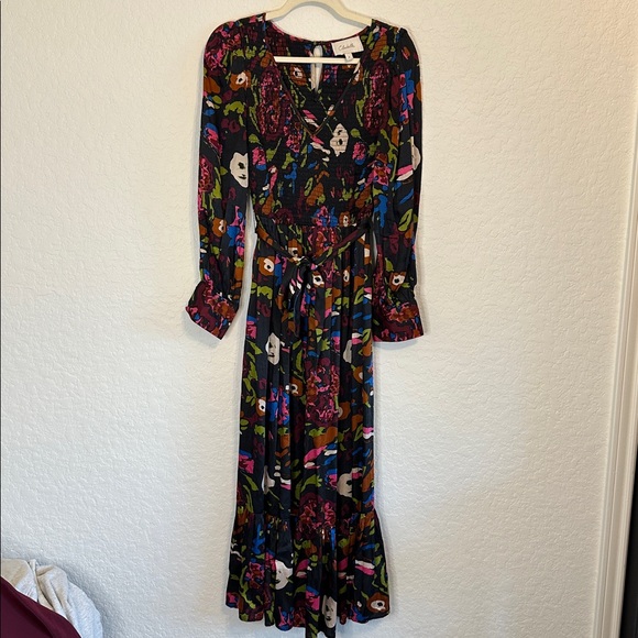 Cleobella Juliette Ankle Dress in Garden Floral Size S - Picture 2 of 5
